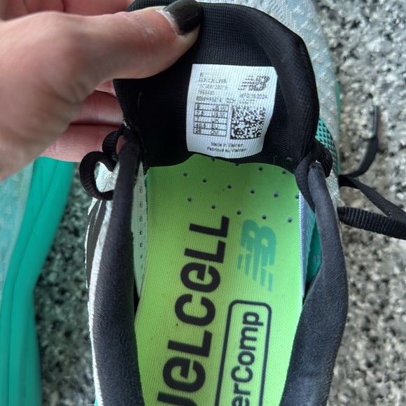 New Balance SC trainer- White and Teal - Picture 7 of 15